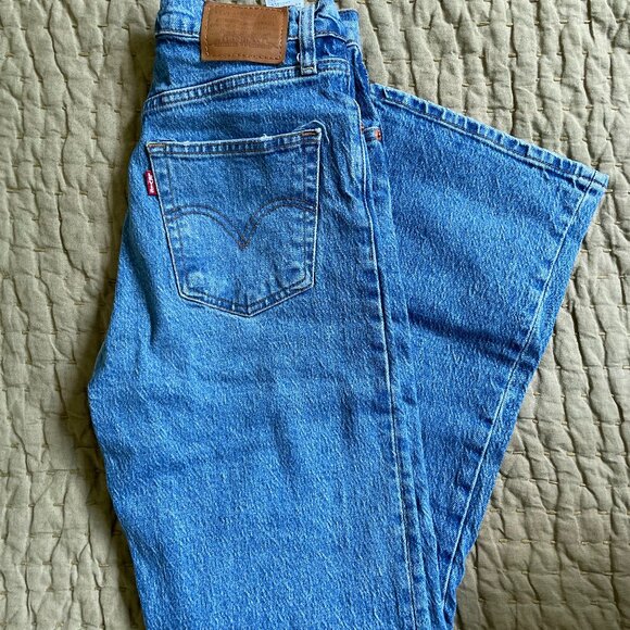 Levis Ribcage Crop Boot Size 26 - Picture 3 of 5